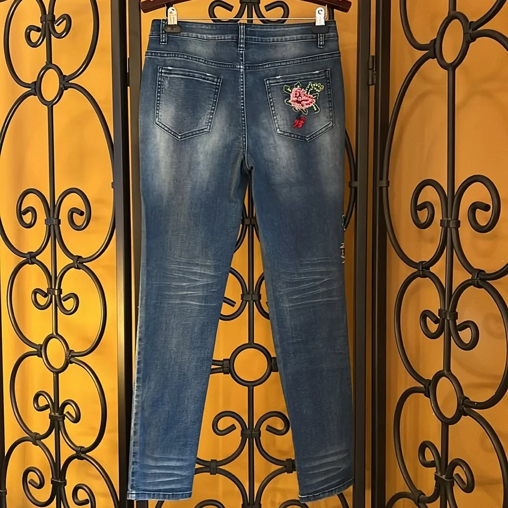 BOSTON PROPER Exotic Journey Jeans - Picture 9 of 17